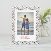 写真の追加 |ハッピーホリデー 招待状 (スタンド正面)