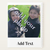 写真の追加 プランナー手帳 (裏面)