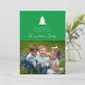 写真の追加 |メリークリスマスホリデーツリー 招待状 (スタンド正面)