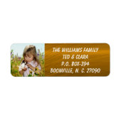 写真の追加* ラベル (正面)