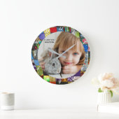 写真の追加 ラージ壁時計 (ホーム)