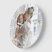 写真の追加 ラージ壁時計 (傾斜)