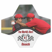 写真の追加 – 世界最高のコーチ – ナンバーワン サッカーボール (フラット)