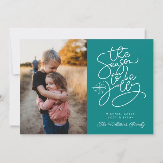 写真の追加 |今シーズンすてき 招待状 (正面)