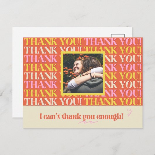 写真の追加 – 個人用感謝してい一般 ポストカード (正面/裏面)