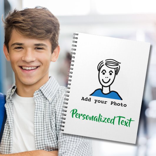 写真の追加 |個人用文字 |自分で作成 ノートブック