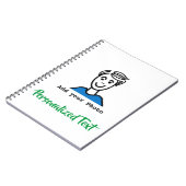 写真の追加 |個人用文字 |自分で作成 ノートブック (左側)