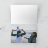 写真の追加 |冬のクリスマスアイススケートで滑るタウン シーズンカード (内部)