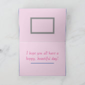 写真の追加 – 女の子のためのイースターカード シーズンカード (内部)