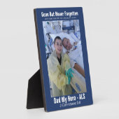 写真の追加/文字- Tabletop with Easel フォトプラーク (側面)