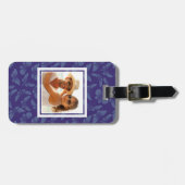 写真の追加|紫チョウ ラゲッジタグ (正面横)