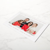 写真の追加 |聖降誕祭お目出度う  箔シーズンカード (回転した状態)