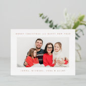 写真の追加 |聖降誕祭お目出度う  箔シーズンカード (立ち正面)