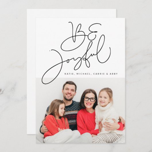 写真の追加 | Be Joyful (正面/裏面)