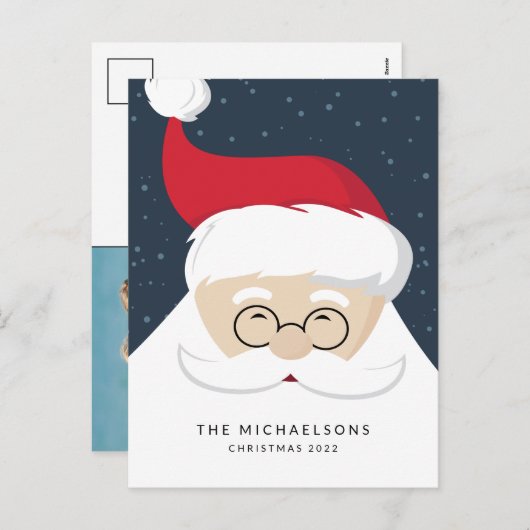 写真の追加 | Ho Ho Santa Clous シーズンポストカード (正面/裏面)
