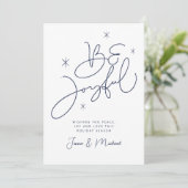 写真の追加 | Merry Christmas Be Joyful 招待状 (スタンド正面)