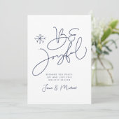 写真の追加 | Merry Christmas Be Joyful 招待状 (スタンド正面)