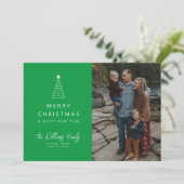 写真の追加 | Merry Christmas Geo Tree 招待状 (スタンド正面)