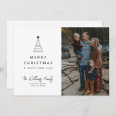 写真の追加 | Merry Christmas Geo Tree 招待状 (正面/裏面)