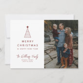 写真の追加 | Merry Christmas Geo Tree 招待状 (正面)