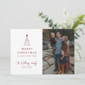 写真の追加 | Merry Christmas Geo Tree 招待状 (スタンド正面)