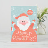 写真の追加 | Merry Christmas Santa Claus 招待状 (スタンド正面)