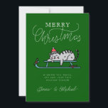 写真の追加 | Merry Christmas Winter Sled Cat 招待状<br><div class="desc">写真の追加 | Merry Christmas Winter Sled Cat</div>