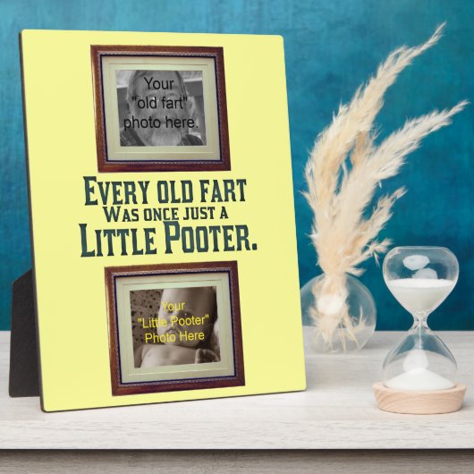 写真の追加 – Old Fart and Little Pooter フォトプラーク (側面)
