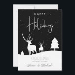 写真の追加 | Winter Deer Snowflakes 招待状<br><div class="desc">写真の追加 | Winter Deer Snowflakes</div>