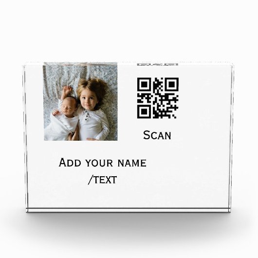 写真の追加qまたはバーコード名文字詳細simpl フォトブロック (正面)