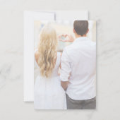 写真の透明日付を保結婚存 セーブザデート (裏面)