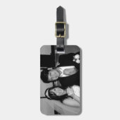 写真の選択の結婚 ラゲッジタグ (正面縦)