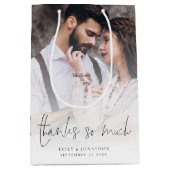 写真の重感謝していねてSo Lower 結婚's ミディアムペーパーバッグ (正面)