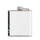 写真の霜で覆われたヒイラギとベリー フラスク (裏面)