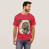 写真の鳥が私のTシャツに出来る Tシャツ (正面フル)