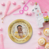 写真の3サイズパーソナライズされた、50誕生日 ペーパープレート (パーティー)