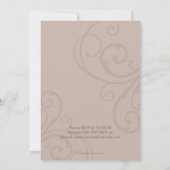 写真の《キリスト教》洗礼式や命名式の招待:: 慈善1P 招待状 (裏面)