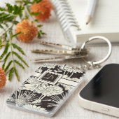 写真のKeychainのパーソナライズなテンプレート キーホルダー (正面右)