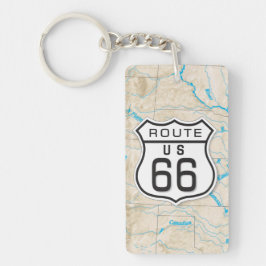 写真のRt 66アクリルキーチェーンを追加する キーホルダー