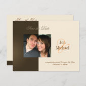 写真はがきを保存する 案内ポストカード (正面/裏面)