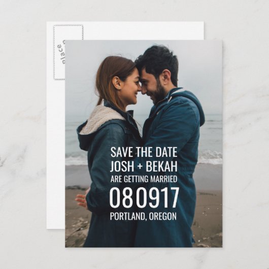 写真はがきを保存する 案内ポストカード (正面/裏面)