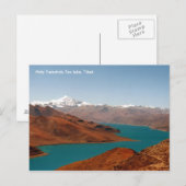 写真はがき聖なるYamdrok-Tso湖、チベット ポストカード (正面/裏面)