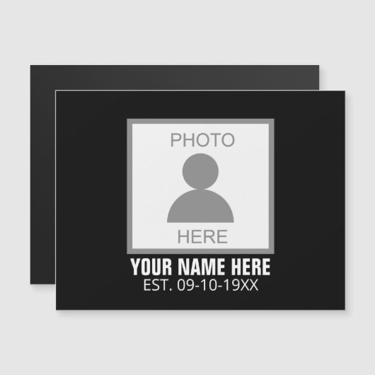 写真はこちら名前と年齢 (正面/裏面)