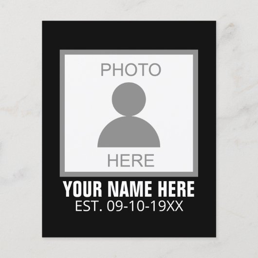 写真はこちら名前と年齢 (裏面)