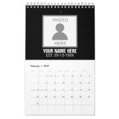 写真はこちら名前と年齢 カレンダー (2月 2027)