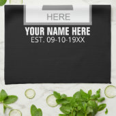 写真はこちら名前と年齢 キッチンタオル (折り畳み)