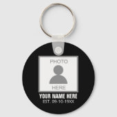 写真はこちら名前と年齢 キーホルダー (正面)