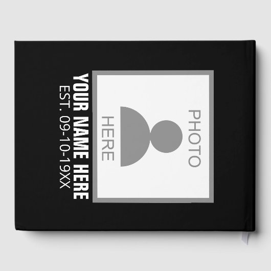 写真はこちら名前と年齢 ゲストブック (裏面)