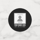 写真はこちら名前と年齢 コンフェッティ (スモール正面)