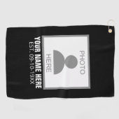 写真はこちら名前と年齢 ゴルフタオル (横)